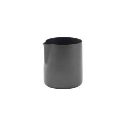 Schwarze Stahlsauciere ohne Griff cl 15